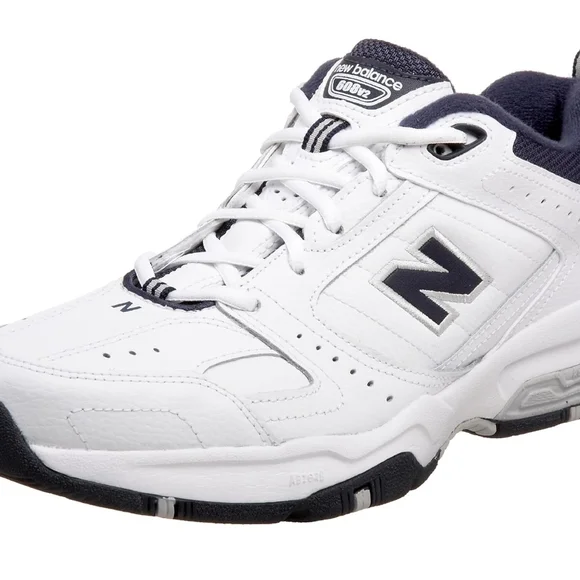 Mens 13 New Balance White and Blue Sneakers - 4E - Picture 1 of 3